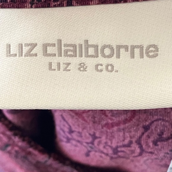 Vintage maroon, magenta and wine colored cropped pants set - Picture 4 of 8